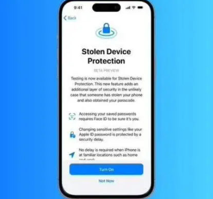 章贡苹果授权维修店分享被盗设备保护功能开启方法 
